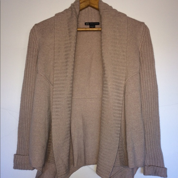 AX ARMANI EXCHANGE Drape Cardigan - Picture 1 of 8